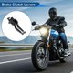 thumbnail image 2 of Palancas de freno y embrague cortas/largas únicas para YAMAHA MT-03 18-22, palanca de freno ajustable en 6 posiciones, manillar de motocicleta, aleación de aluminio, mango negro, extremo de titanio, 2 of 7