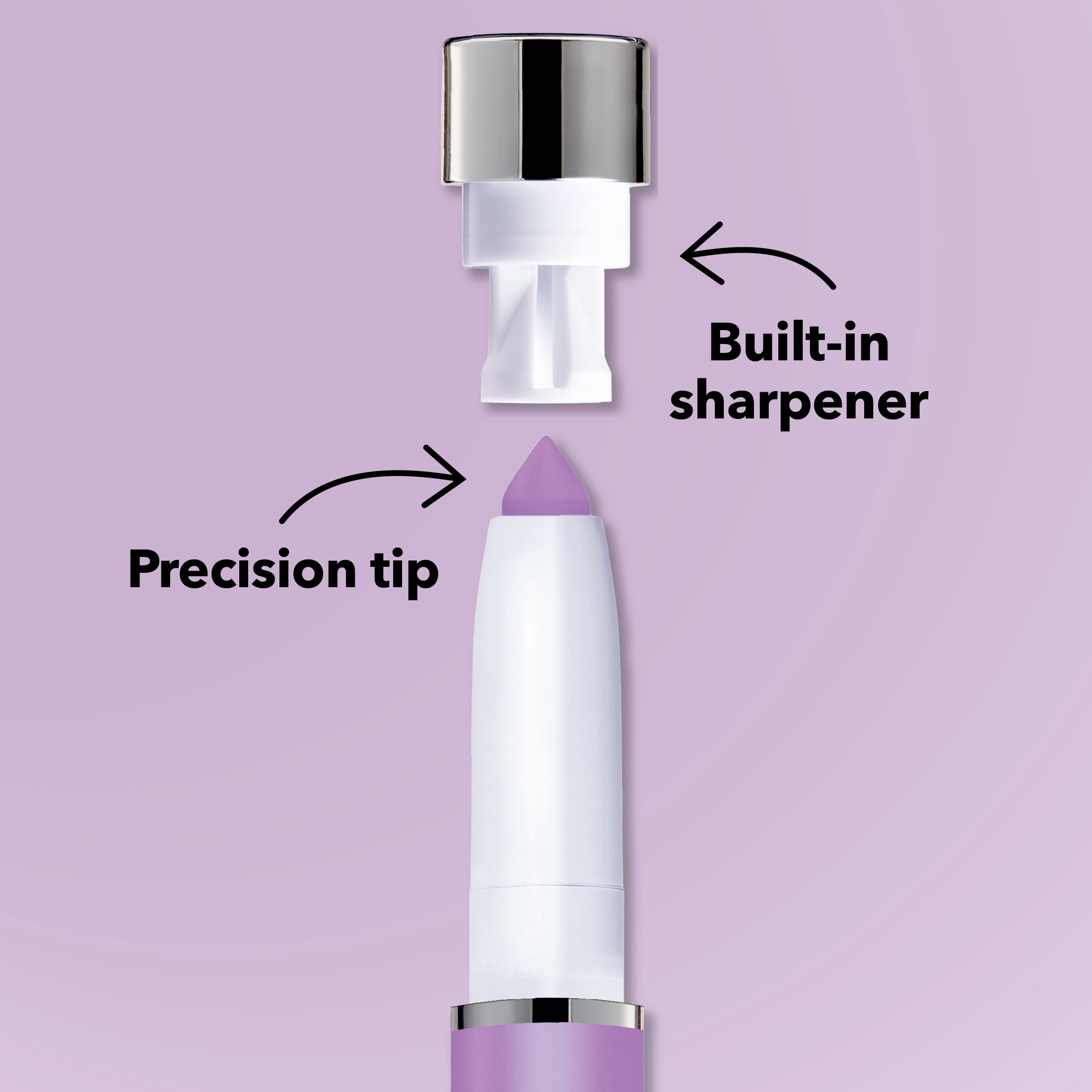 Hard Candy Eye Def Eyeshadow Stick, Matte, Creamy, Blendable Color. Purple