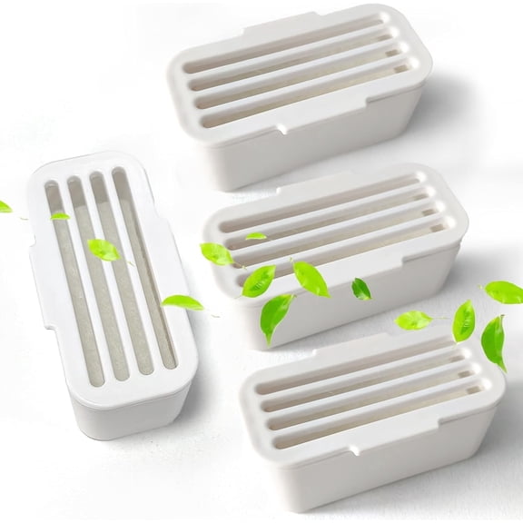 4 PCS Deodorant for PetSafe ScoopFree SmartSpin Self-Cleaning Cat Litter Box, Air Freshener for HHOLOVE Automatic Cat Litter Box, Cat Friendly Natural Plant-Based Odor Suppression