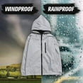 thumbnail image 2 of Veste Imperméable Chaude Réfléchissante Haute Visibilité Veste de Sécurité Légère, 2 of 5