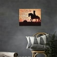 thumbnail image 3 of Rustic Horse Canvas Wall Decor Horse Inspirational Quotes Wall Art for Women Girl Ride Horse Picture Framed Print Painting Modern Home Artwork Horse Gifts Decor for Girl Bedroom Bathroom 16"x12", 3 of 6