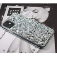 thumbnail image 6 of iPhone 12 /iPhone 12 Pro Bling Glitter Case,Luxury Shiny Diamond Crystal Rhinestone Sparkly Jewelled Gemstone 3D Handmade Clear Cover Case for Women Girls with iPhone 12 /iPhone 12 Pro 6.1'', 6 of 8