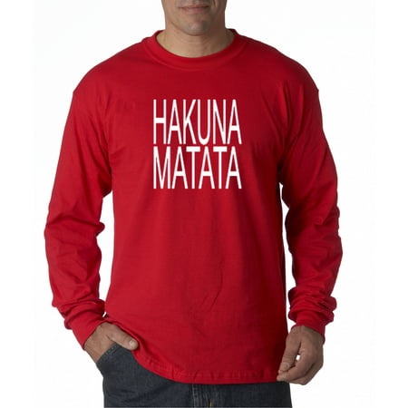 435 - Unisex Long-Sleeve T-Shirt Hakuna Matata The Lion King Simba Timon