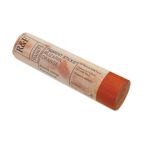 R&F Handmade Paints Pigment Stick, 100ml, Alizarin Orange