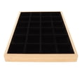 thumbnail image 4 of 24 Grids Jewelry Organizer Tray Stackable Velvet Jewelry Trays Drawer Inserts Earring Organizer For Women Girls Jewelry Storage Display Case For Rings Earring Necklaces, 4 of 8