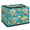 Multicolor 2, variant on CURLYOOT Fancy Unicorn Horse Storage Bin with Zipper Lid, Fabric Storage Basket with Handles, Decorative Foldable Storages Box Clothes Organizer for Closet, Shelf