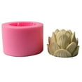 thumbnail image 4 of Molde de pastel de silicona Perfecl 3D Lotus Rosa 5,5x5x3cm, 4 of 8