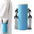 thumbnail image 4 of Water Bottle Sleeve, Water Bottle Carrier Bag With Adjustable Shoulder Strap, Insulated Neoprene Bottle Sling Holder Case Pouch Cover For Water Bottle Protection, 4 of 9