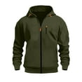 thumbnail image 3 of Fmbrln Hoodies for Men Full Zip Up Long Sleeve Hooded Jackets Fall Fashion Sweatshirts Coat with Pockets, 3 of 5