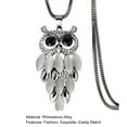 thumbnail image 7 of Kripyery Women Necklace Exquisite Rhinestone Owl Pendant Vintage Neck Chain Long Sweater Necklace Accessories Fashion Jewelry, 7 of 7