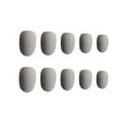 thumbnail image 3 of Prensa mate de cabeza redonda Qarigey 24 piezas uñas acrílicas artificiales, 3 of 4