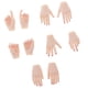 thumbnail image 3 of 5 pares de piezas de repuesto de manos de niña femenina 1/6 para cuerpo de de acción pulgadas Rosado Sunnimix De 12 pulgadas femeninas Manos, 3 of 8
