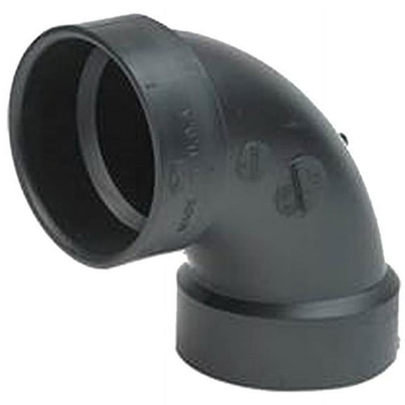 Mueller Industries 02879H 4 in. Hub x Hub- ABS DWV Elbow