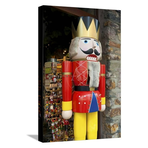 Nutcracker, Kathe Wohlfahrt, Rudesheim, Hessen, Germany, Figurative World Culture Stretched Canvas Wall Art by Jim Engelbrecht Sold by Art.Com