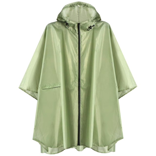 Poncho de lluvia ANYOO, impermeable, ligero y reutilizable, para senderismo