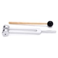 thumbnail image 3 of 128 Hz Tuning Fork - C-128 Frequency Aluminum Alloy Non-Magnetic Medical Tuning Fork for Healing & Sound Therapy, Includes Taylor Percussion Hammer Mallet(Gold), 3 of 5