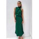 thumbnail image 1 of Vestido de satén para mujer con cuello elegante Vestido elegante para mujer Vestido de noche ligero, 1 of 6