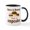 White/Black Inside, variant on CafePress - Save An Easter Bunny Mug - 11 oz Ceramic Mug - Novelty Coffee Tea Cup