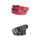 thumbnail image 1 of 2 cinturones con hebilla para cintura de mujer, para vaqueros, fiestas de Halloween, cosplay y club. negro rojo, 1 of 9