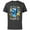 Charcoal, variant on Disney PIXAR Finding Nemo Dory Just Keep Swimming - Short Sleeve Cotton T-Shirt for Adults - Customized-Black
