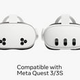 thumbnail image 5 of Meta Quest Carrying Case — Works with Meta Quest 3/3S — Premium Style and Protection — Fits Quest 3/3S, Touch Plus Controller, Headstrap, Active Straps, Charging Cable and Adapter, 5 of 6