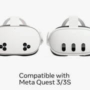 Meta Quest Carrying Case — Works with Meta Quest 3/3S — Premium Style and Protection — Fits Quest 3/3S, Touch Plus Controller, Headstrap, Active Straps, Charging Cable and Adapter