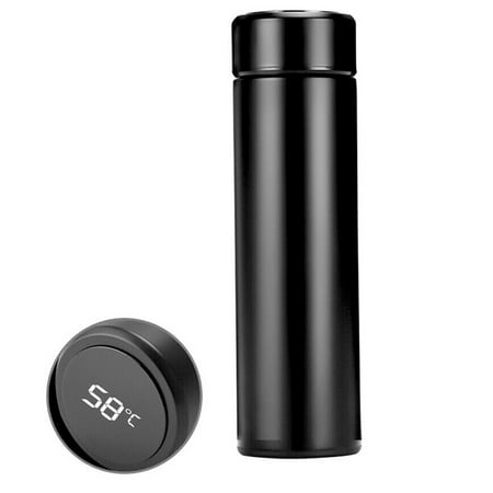 

Liveday 500ml Vacuum Thermal Cup LED Temperature Display Water Bottle Travel Thermo Cup