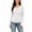 White, variant on Ekouaer Womens Thermal Long Sleeve Crewneck Top Soft Waffle Knit Base Layer, Everyday Comfort Thermal Shirt