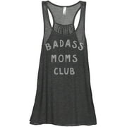 Badass Moms Club Womens Fashion Sleeveless Flowy Racerback Tank Top