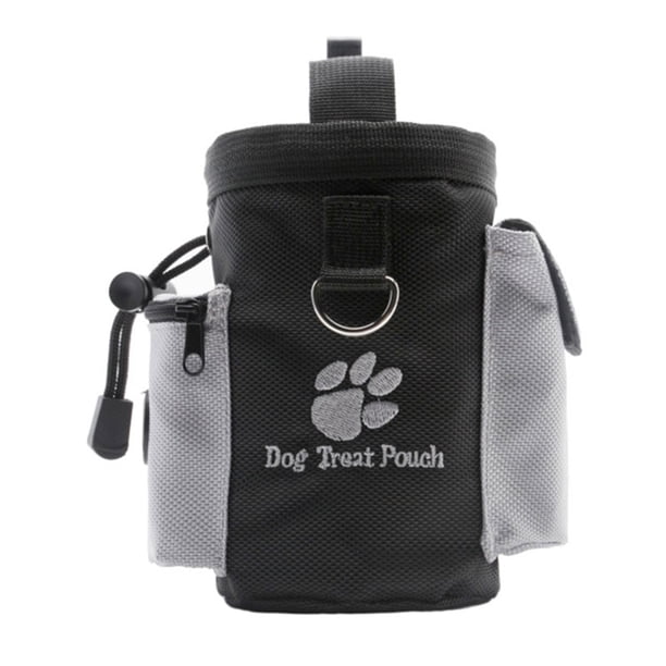 EeaseMX Bolsa de golosinas para perros, bolsa de entrenamiento con manos libres para mascotas, bolsa con cordón para llevar juguetes, comida y excrementos.