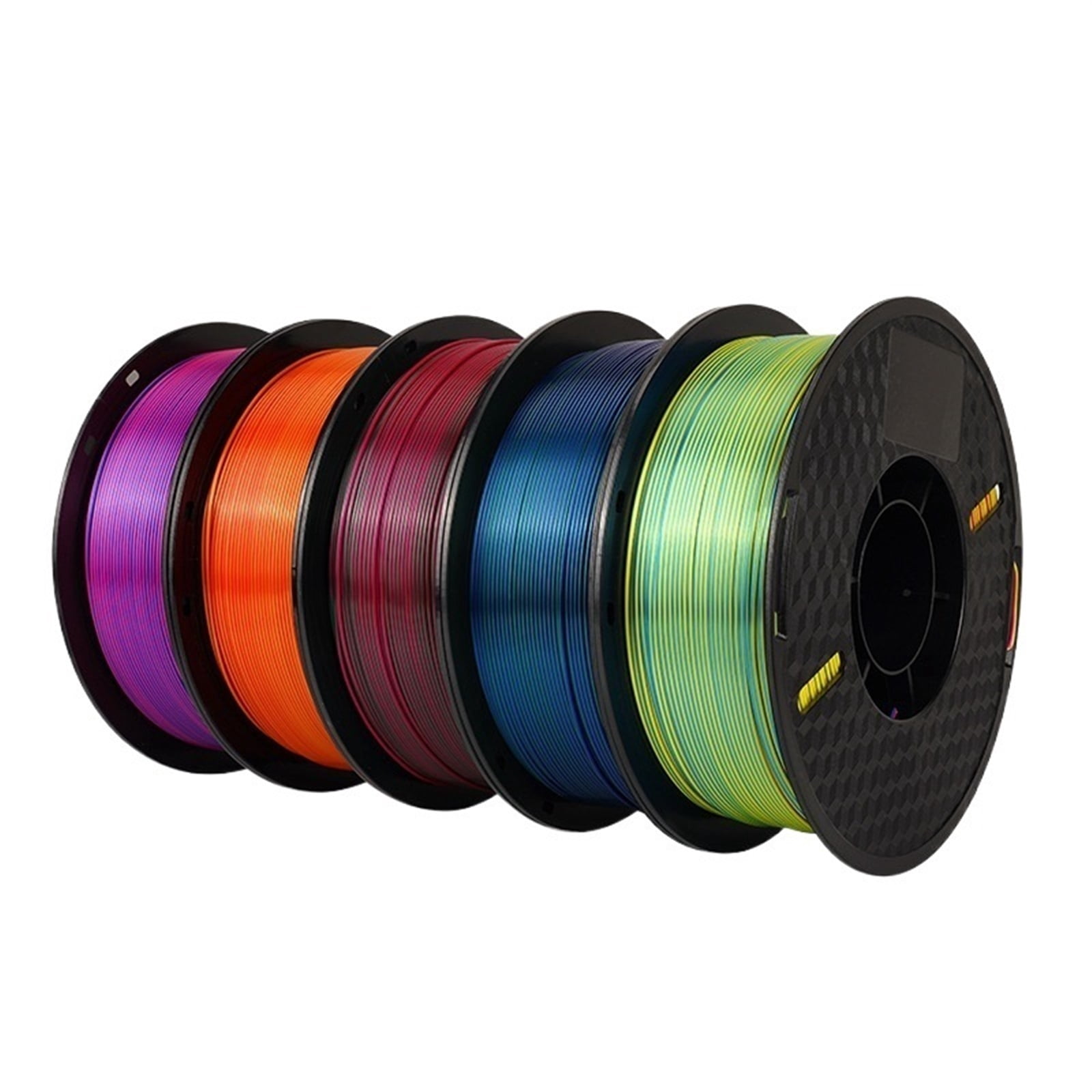 Silk Dual Color 3D Printer Filament Multicolor Gradient PLA Filament 1.75mm Fit Most FDM 3D Printers