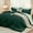 Forest Green/Sage Green, variant on 7-Piece King Light Grey Soft Comforter Set, All Season Bed in a Bag with Sheets & Pillowcases