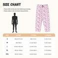 thumbnail image 3 of Wukai Breast Cancer Awareness4 Women Pajama Pants Comfy Stretch Drawstring Palazzo Wide Leg Lounge Pant Comfy Sleepwear Yoga Pants-Medium, 3 of 6