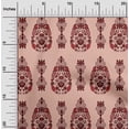 thumbnail image 1 of oneOone Polyester Lycra Fabric Leaves & Floral Ethnic Print Fabric BTY 56 Inches Wide, 1 of 4