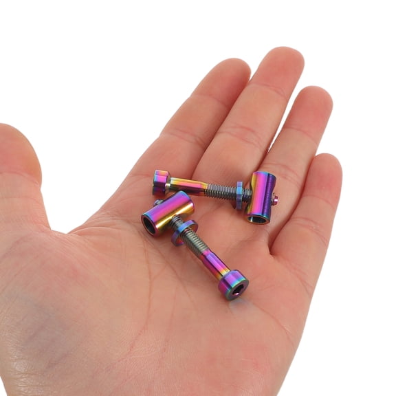 LOLIPPYY 2-Pack Titanium Bike Seatpost Screws, High Strength Fixed Bolts for Cycling and Multi-Purpose Use