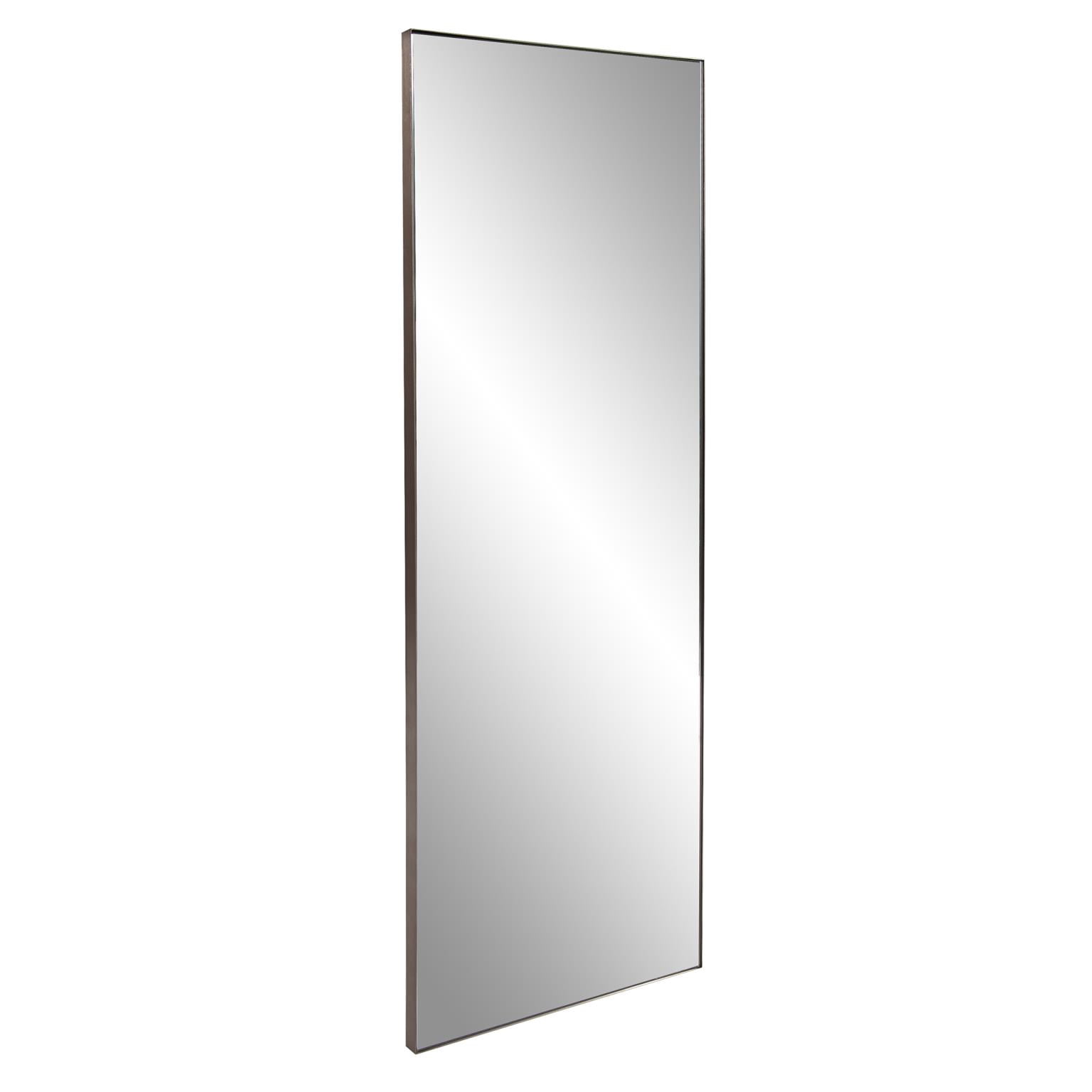 Tyler Dillon Bronze Wood Oval Framed Wall Mirror