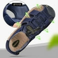 thumbnail image 5 of RIBONGZ Men's Closed Toe Water Sandals Hollow-Out Wading Shoes Men Sandals Hiking Shoes Summer Casual Beach Sandals, 5 of 5