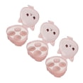 thumbnail image 4 of Soporte para esponja de maquillaje, 3 uds., 4 ranuras, en forma de gato, a prueba de polvo, contenedor de esponja de belleza transparente, 4 of 14