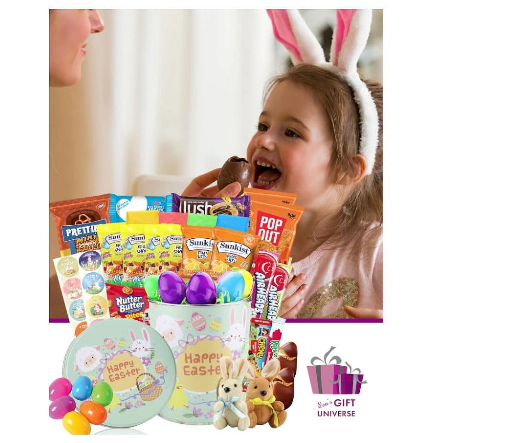 Easter Care Package (44 Count) Easter Candy Eggs Great Snacks for Family Friends Kids Coworkers