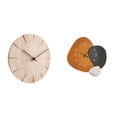 thumbnail image 1 of Reloj de pared redondo,Reloj de pared de madera para decoración de sala de estar,Reloj de pared de madera para dormitorio creativo,Reloj de pared,Reloj de pared moderno Reloj decorativo Reloj, 1 of 8