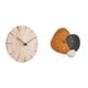thumbnail image 1 of Reloj de pared redondo de madera decorativo, moderno y silencioso, apto para sala de estar, dormitorio, cocina, oficina y comedor., 1 of 8
