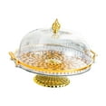 thumbnail image 2 of yotijay Cake Display Stand with Dome Cover Footed Cake Plate for Candy Donut Cookies B, 2 of 9
