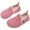 Pink, variant on Kid Cotton Slipper for Toddler Boy & Girls, Soft Plush Cute Fuzzy Winter House Sock Shoes, Warm Non‑Slip Rubber Sole Footwear for Little Kid & Big Kid