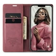 thumbnail image 2 of CaseMe for iPhone 14 Pro Max, Wallet Case Soft PU Leather Flip Case Magnetic Stand Flip Protective Cover Leather Case with ID & Credit Card Slots Holder Case-Wine Red, 2 of 8