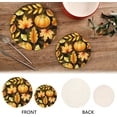 thumbnail image 4 of SKYSONIC Pumpkin Haevest Fall Pot Holders Trivets, 2 Pcs Heat Resistant Trivets,Autumn Maple Leaf Cotton Thread Weave Mats for Hot Pads Pans Pot Bowl Teapot for Kitchen Decor, 4 of 7