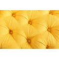 thumbnail image 5 of CAROCC Modern Akili Swivel Accent Chair Barrel Chair for Hotel Living Room Modern leisure Chair Yellow Fabric, 5 of 7