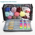 thumbnail image 3 of Knitting Bag, Knitting Tote Bag, Yarn Storage Organizer for Yarn, Knitting Needles and Other Supplies, High Capacity, 3 of 5