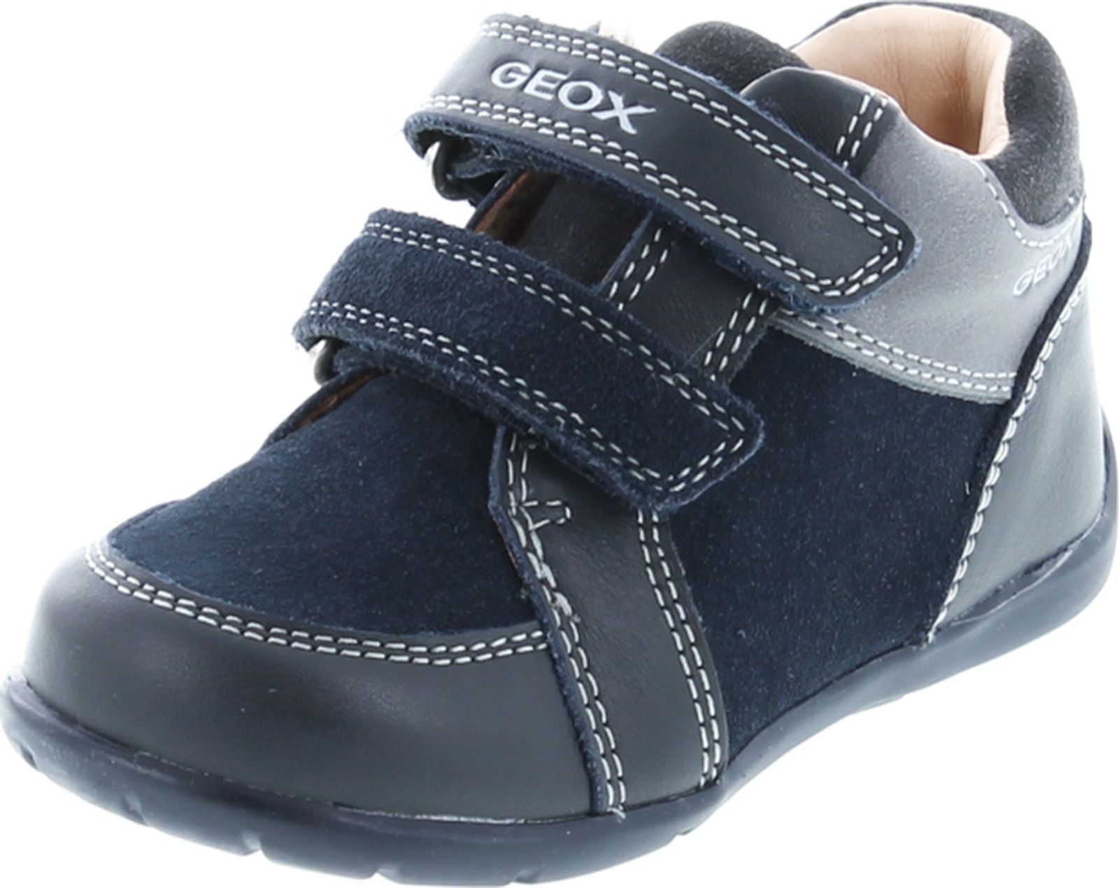 Keer terug Compatibel met Houden Geox Baby Boys Kaytan Sneakers, Navy/Grey, 24 - Walmart.com