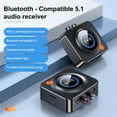 thumbnail image 2 of Receptor de audio NFC 5 modos de ecualización compatible con reproducción de tarjeta TF 3,5 mm AUX R/L para RCA, 2 of 6