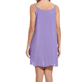 thumbnail image 4 of Women Silk Cotton Full Slips For Under Dress Chemise Camisoles Slip Dress Petticoat Nightwear, 4 of 7